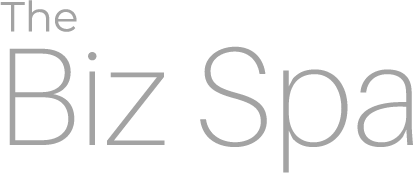 The Biz Spa Logo in grey